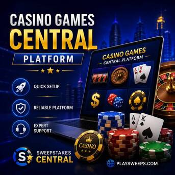 New York, Computer, Casino Games Central Platform &ndash; Powered By Sweepstakes Central
