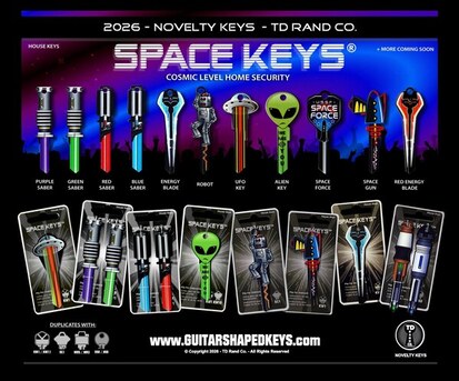 New York, Business, Space Keys | Custom Space Key Blanks & Designs &ndash; Guitar Shaped Keys