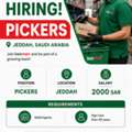 We Are Hiring Pickers In Jeddah