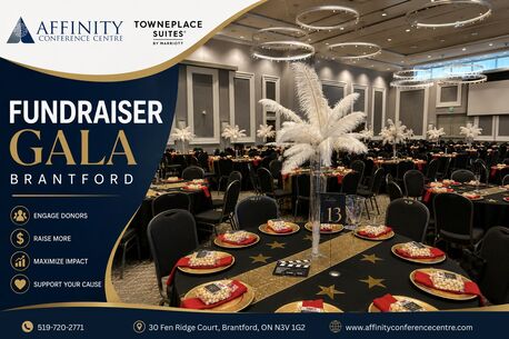 Toronto, Event Planning, Host Your Fundraiser Gala At Affinity Conference Centre &ndash; Brantford