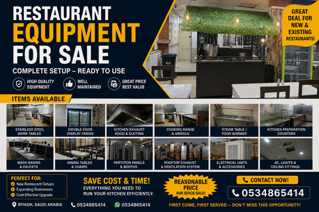 Riyadh, Appliances, Restaurant Equipment Sale