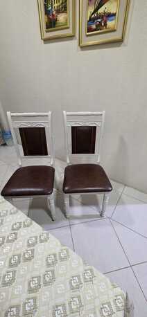 Dammam, Furniture, SAR 950,  Dining Table Set For Sale &ndash; SAR 1,200 Solid Wooden Dining Table With 6 Matching Chairs