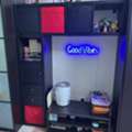 SAR 450,  Adjustable IKEA Bookcase With A Small IKEA  TV Unit