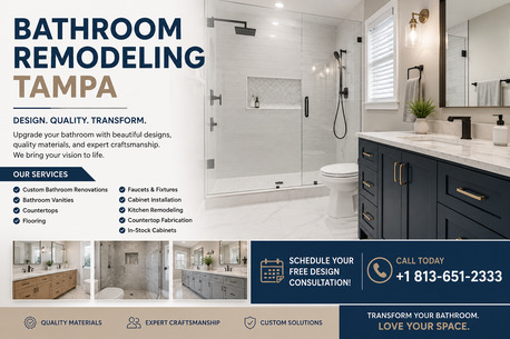 Tampa Bay, Construction, Bathroom Remodeling Tampa | Free Design Consultation