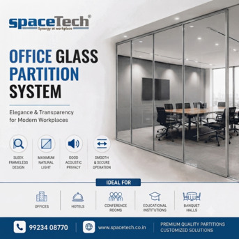 Pune, Interior Design, Office Glass Partition System | Glass Partition Wall Pune