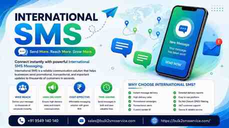 Gurugram, Marketing, Why Every Business Needs An International SMS Service To Reach Global Customers