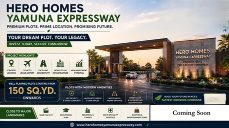 Greater Noida, Residential Plots, INR 15000000,  150 Sq. Yard,  Hero Homes Yamuna Expressway - Own Your Own Piece Of Paradise