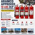 UL Listed, Aramco Approved, 10 LBS Fire Extinguisher Stock Available In Dammam