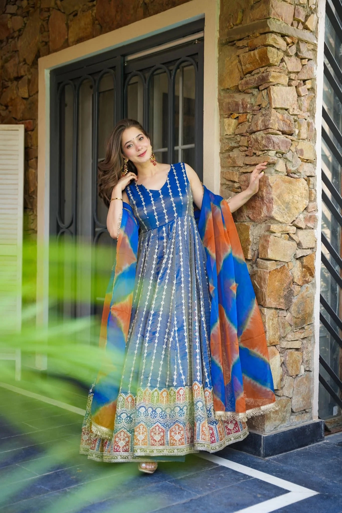 Jaipur, Clothing & Accessories, INR 9000,  Buy Idaho Mystic Blue Maxi Set