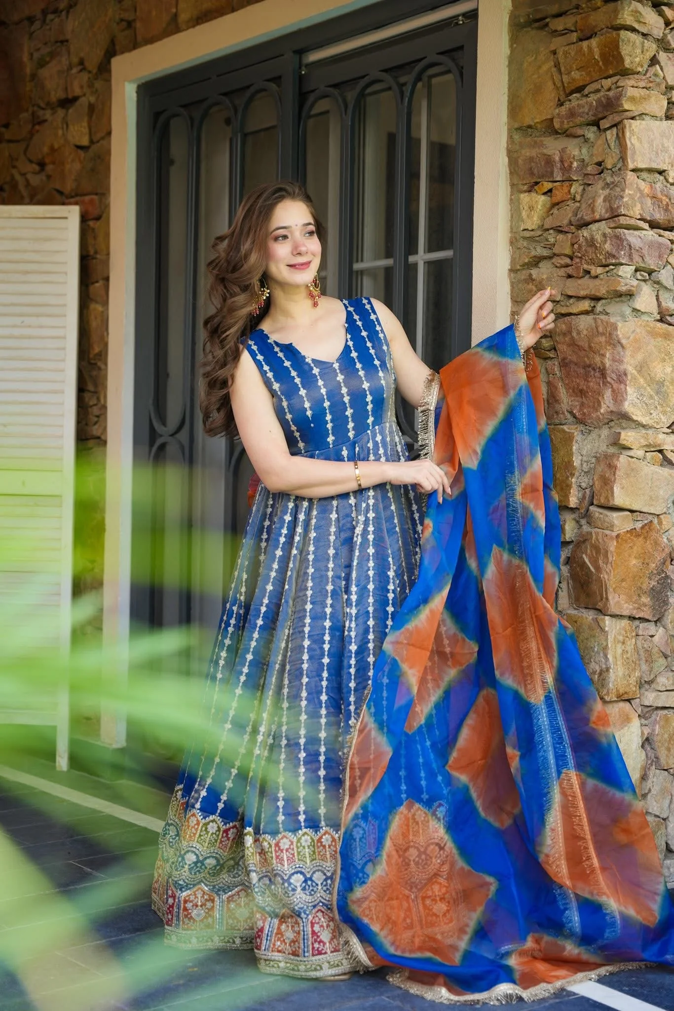 Jaipur, Clothing & Accessories, INR 9000,  Buy Idaho Mystic Blue Maxi Set
