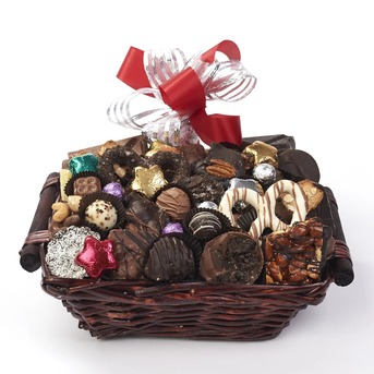 New York, Food, USD 125,  Holiday Chocolate Gift Basket