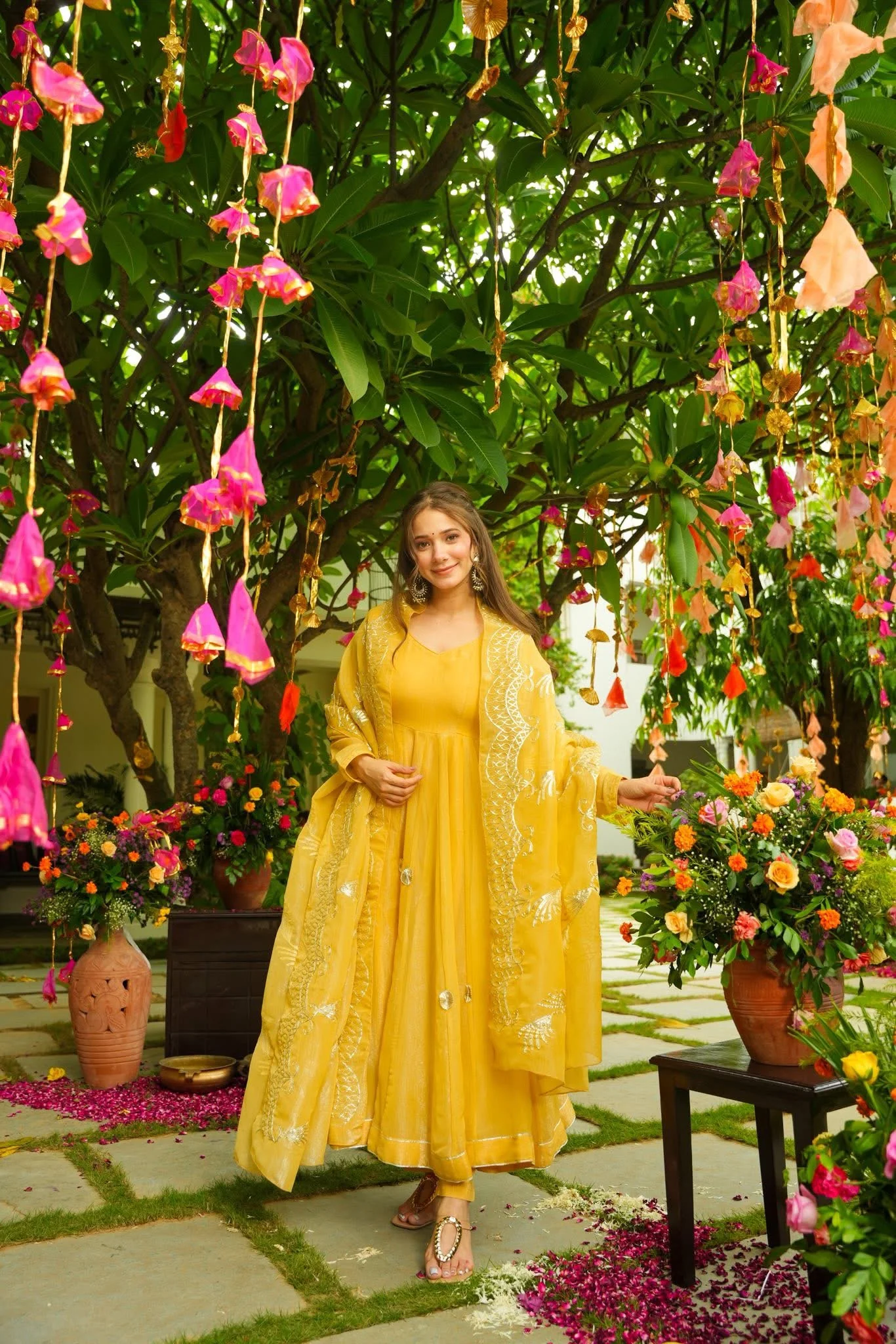 Jaipur, Clothing & Accessories, INR 6000,  Buy Idaho Tavishi Yellow Suit Set Online