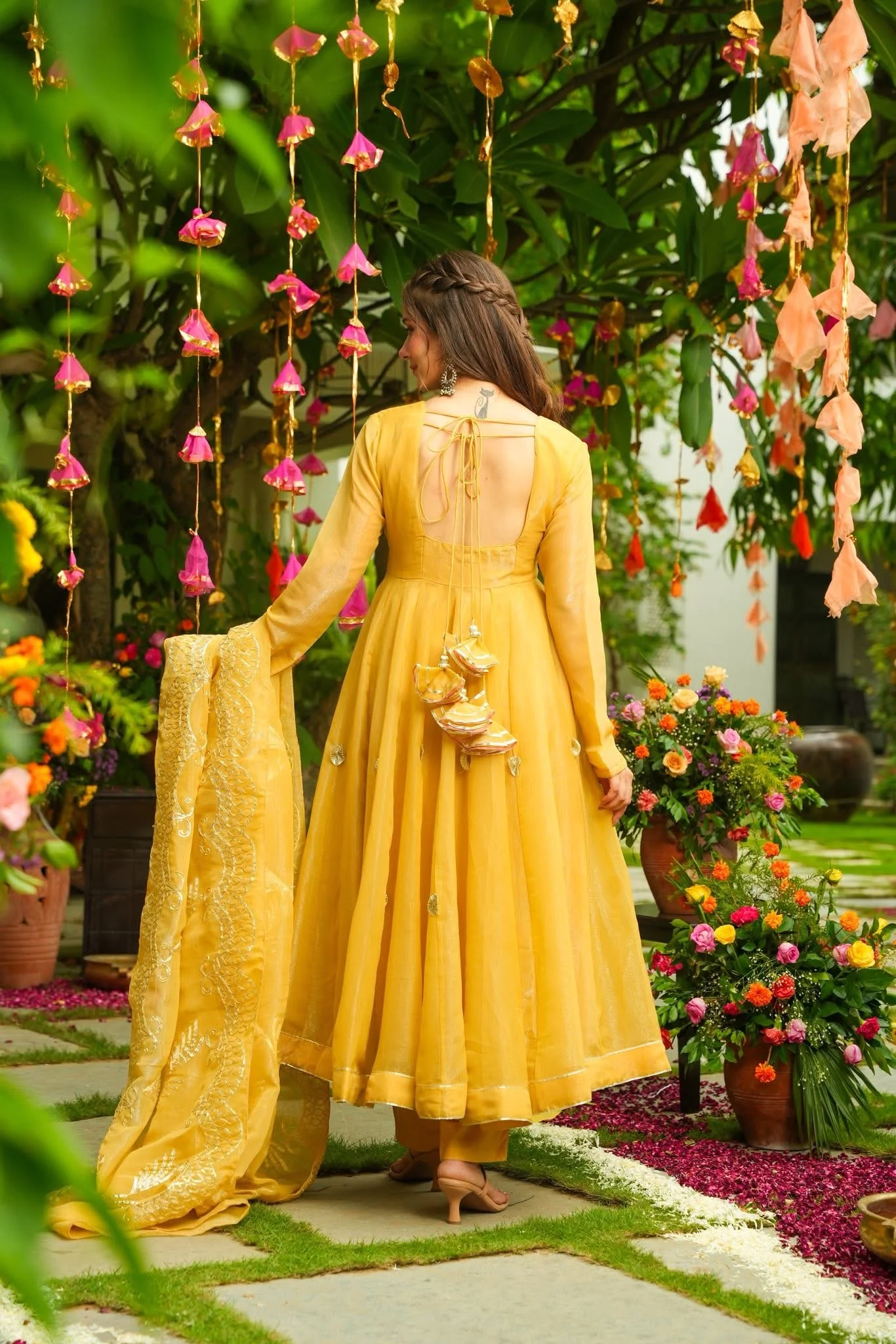 Jaipur, Clothing & Accessories, INR 6000,  Buy Idaho Tavishi Yellow Suit Set Online