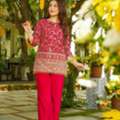 INR 4350,  Buy Idaho Bejewel Pink Heavy Co-Ord Set