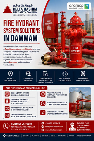 Dammam, Technical, Fire Hydrant System, Supply, Installation And Maintenance Services In Dammam