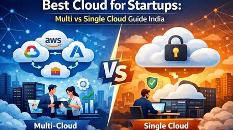 Noida, Computer, Best Cloud For Startups: Multi Vs Single Cloud Guide India