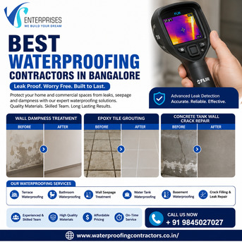 Bangalore, Construction, Best Waterproofing Contractors In Bangalore
