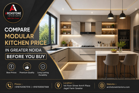 Greater Noida, Interior Design, Compare Modular Kitchen Price In Greater Noida Before You Buy