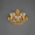 AUD 330, 6 Pcs Kansa Thali Set For Sale – Handcrafted Bronze Thali Set For Daily Use
