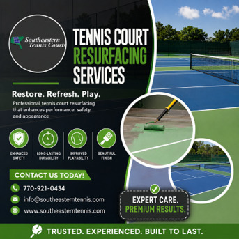 New York, Construction, Tennis Court Resurfacing Services
