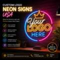 USD 50,  Buy Custom Logo Neon Signs USA For Business Branding