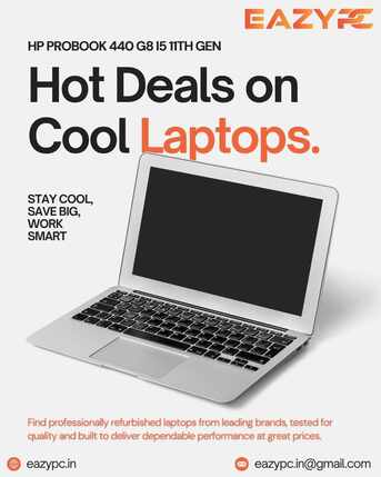 Noida, Computers, INR 29000,  HP ProBook 440 G8 I5 11th Gen Refurbished Laptop &ndash; Reliable Performance | EazyPC