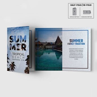 Los Angeles, Printing, Print Folded Silk Greeting Cards From PrintMagic