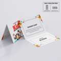 Order Folded Pearl Metallic Greeting Cards From PrintMagic