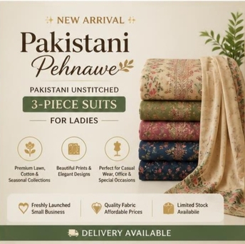 Jubail, Clothing & Accessories, SAR 100,  LADIES UNSTITCHED SUITS AVAILABLE FOR SALE
