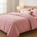 INR 1499,  Pink Bedsheets Pure Cotton Handloom & Hand Block Printed | Theindiglobal