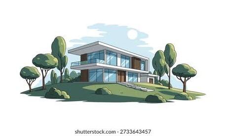 Saar, Villas, BHD 1400,  Furnished,  Modern Compound Villa With Private Pool For Rent In Saar