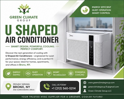 New York, Air Conditioning, Stay Cool This Summer With U Shaped Air Conditioners In Bronx