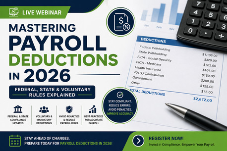 New York, Education, Master Payroll Deductions In 2026 &ndash; Federal, State & Voluntary Rules Webinar