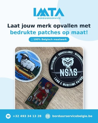 Brussels, Clothing & Accessories, Laat Jouw Merk Opvallen Met Bedrukte Patches Op Maat!