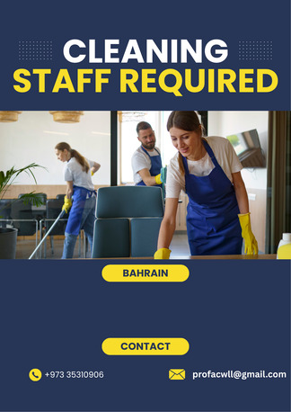 Manama, Jobs, Cleaning Staff Required ( Hiring From India Also)