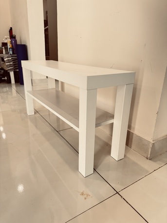Al Arid, Furniture, SAR 50,  IKEA Lack Side Table With Shelf (2No.)