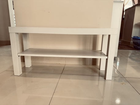 Al Arid, Furniture, SAR 50,  IKEA Lack Side Table With Shelf (2No.)