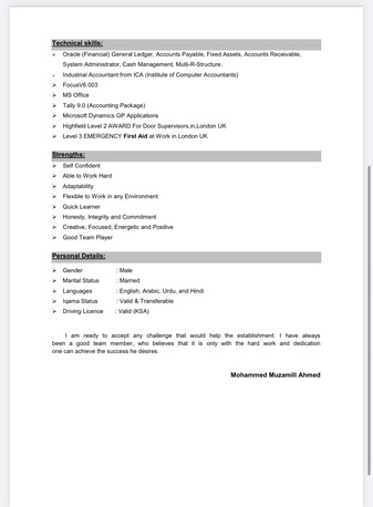 Jeddah, Job Seekers, Accountant Looking For Job Immediately Joining