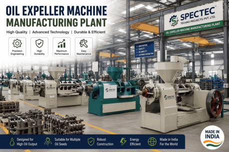 Mumbai, Business, Oil Expeller Machine Manufacturing Plant By Spectec Techno Projects Pvt. Ltd.