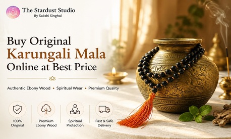 Gurgaon, Household Items, INR 991,  Buy Original Karungali Mala Online At The Stardust Studio
