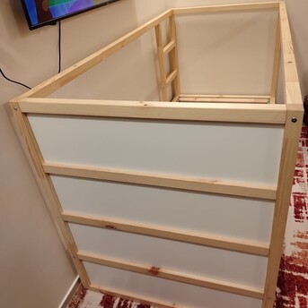Dammam, Furniture, SAR 590,  IKEA - KURA Reversible Bunk Bed For Children