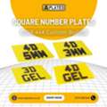 Square Number Plates Designed For 4x4s And Custom Builds