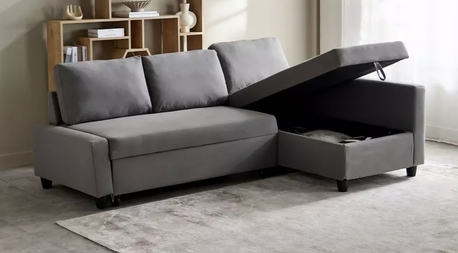 Khobar, Furniture, SAR 700,  Corner Sofa Bed With Storage!