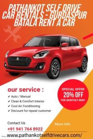 Chandigarh, Travel, Self Drive Car Rental Pathankot Punjab +919417648922