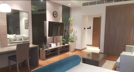 Sanabis, Apartments, Flats, Houses & Villas, BHD 260/month,  1 BR,  High Floor Studio | Pool View | WiFi & EWA Included | Sanabis | BD 260