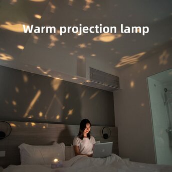Dubai, Household Items, AED 199,  3-in-1Portable Projection Humidifier And Night Light