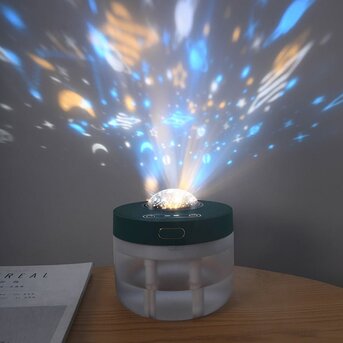 Dubai, Household Items, AED 199,  3-in-1Portable Projection Humidifier And Night Light