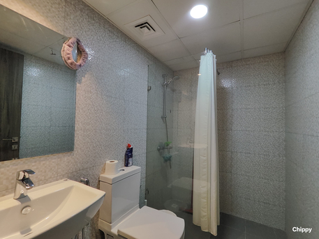 Busaiteen, Apartments, Flats, Houses & Villas, BHD 280/month,  1 BR,  Fully Furnished Studio | Balcony | Pool & Gym | Near RCSI | BD 280