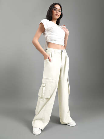 Chennai, Clothing & Accessories, INR 1499,  Buy Stylish Cargo Pants For Women That Blend Fashion And Utility | Go Colors