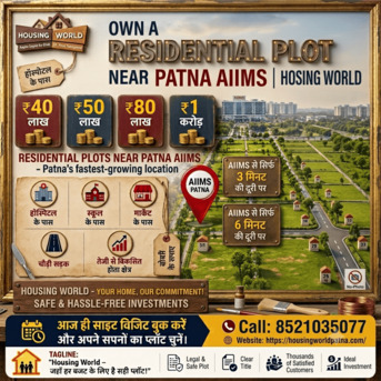 Mumbai, Residential Plots, Own A Residential Plot Near Patna AIIMS | Housing World